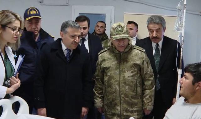 Kuvvet Komutanları'ndan yaralı askerlere ziyaret