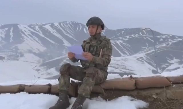 Mehmetçik, ilkokul öğrencilerinin kendilerine yazdığı mektupları okudu