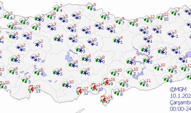 Meteoroloji'den İstanbul ve İzmir dahil 18 şehre sarı uyarı