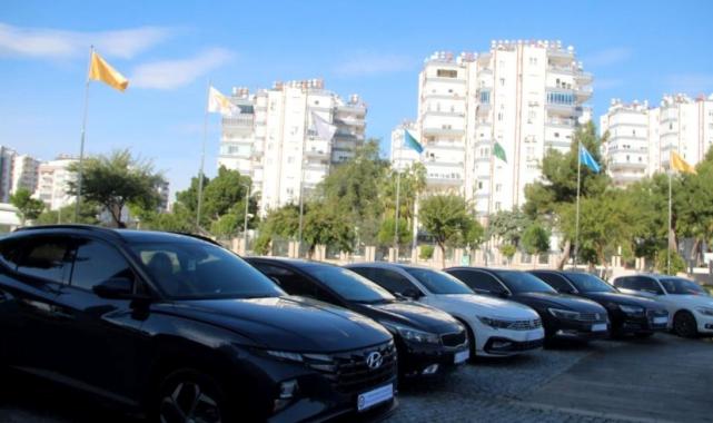 Sibergöz-14 operasyonunda ele geçirilen lüks otomobiller sergilendi