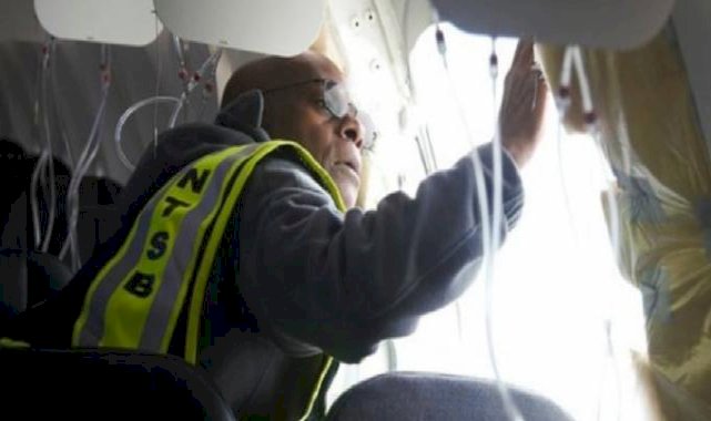 ABD'de uçağın gövdesinden kopan parça bulundu