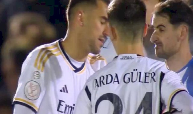Arda Güler ile Ceballos arasında frikik tartışması yaşandı