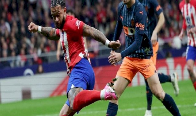 Atletico Madrid sahasında Valencia'ya karşı galip geldi