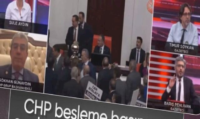CHP Grup Başkanvekili Gökhan Günaydın, Halk TV yorumcularıyla tartıştı