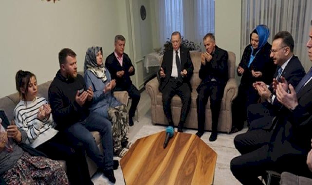 Cumhurbaşkanı Erdoğan’dan Eskişehir'de şehit ailesine ziyaret