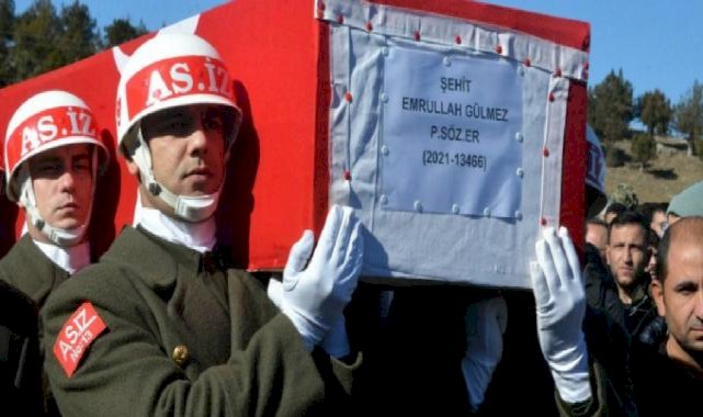 Doğum gününe 5 gün kala şehit oldu: Piyade Sözleşmeli Er Emrullah Gülmez son yolculuğuna uğurlandı