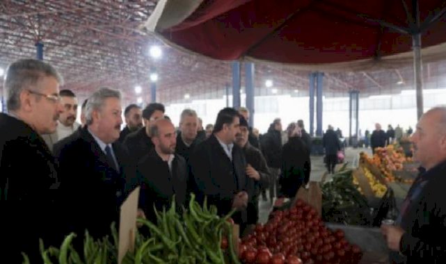 Kayseri Melikgazi'de esnafa ziyaret