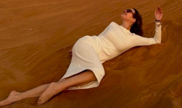 Sadakatsiz'in Derin'i oyuncu Melis Sezen kum üzerinde dans etti