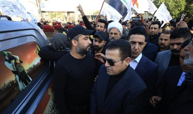 ABD'nin Irak'ta öldürdüğü Haşdi Şabi komutanı Sdi için cenaze töreni düzenlendi