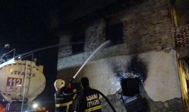 Adana'da yangında ev cayır cayır yandı: Anne ve çocukları öldü