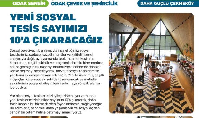 Ahmet Poyraz, Çekmeköy için projelerini tanıttı