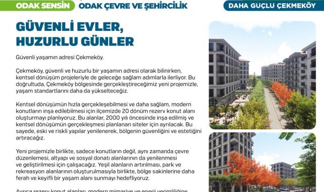 Ahmet Poyraz, Çekmeköy için projelerini tanıttı