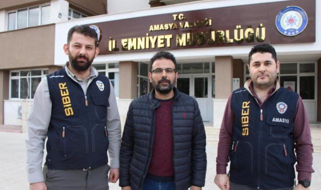 Amasya'da sazan sarmalı: İmdada polis yetişti