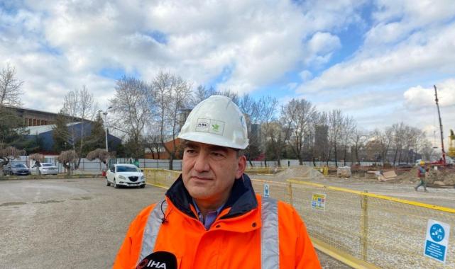 Ankara'da yapılan stadyumun çalışmaları havadan görüntülendi