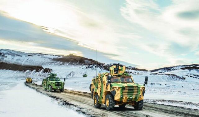 Askeri kara araçları ihracatın zirvesinde