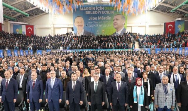 Bakanlar Mardin'de aday tanıtım programına katıldı