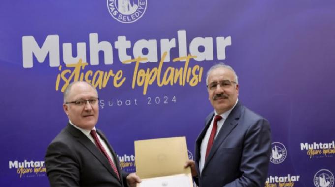 Başkan Bilgin muhtarlar ile buluştu