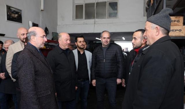 Başkan Pekyatırmacı’dan eski sanayi esnafına ziyaret