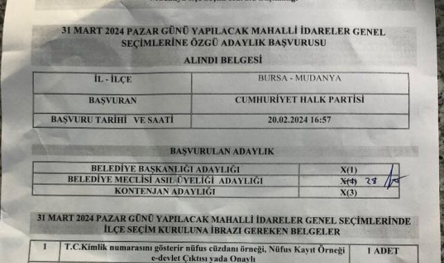 CHP Mudanya'da seçime giremiyor mu iddialarına Bursa'dan sert tepki!