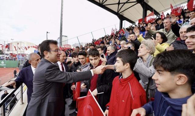 Ekrem İmamoğlu İBB 100. yıl stadı açılışında konuştu