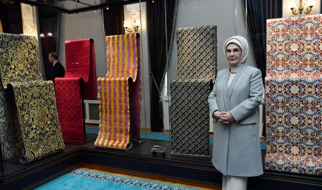 Emine Erdoğan'dan restorasyonu tamamlanan Ankara Palas Müzesi'ne ziyaret