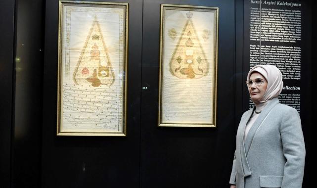 Emine Erdoğan'dan restorasyonu tamamlanan Ankara Palas Müzesi'ne ziyaret