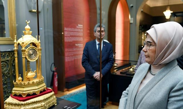 Emine Erdoğan'dan restorasyonu tamamlanan Ankara Palas Müzesi'ne ziyaret
