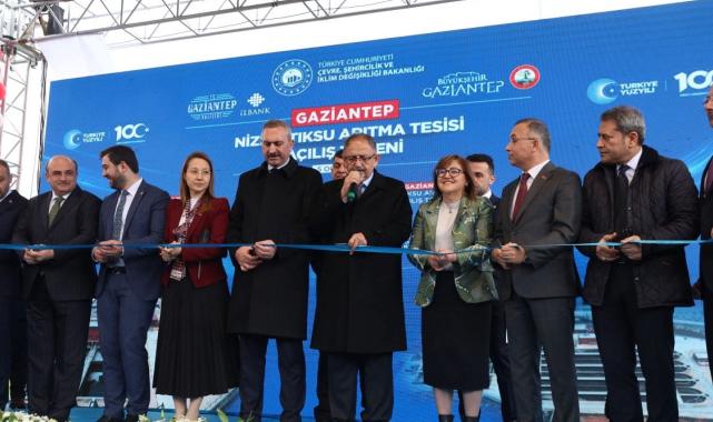 Gaziantep Büyükşehir, Türkiye'nin en çevreci Atıksu Arıtma Tesisi'ni kurdu