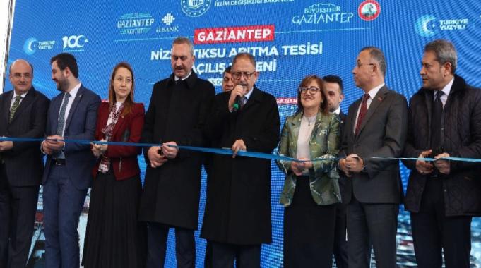 Gaziantep Büyükşehir, Türkiye'nin en çevreci Atıksu Arıtma Tesisi'ni kurdu