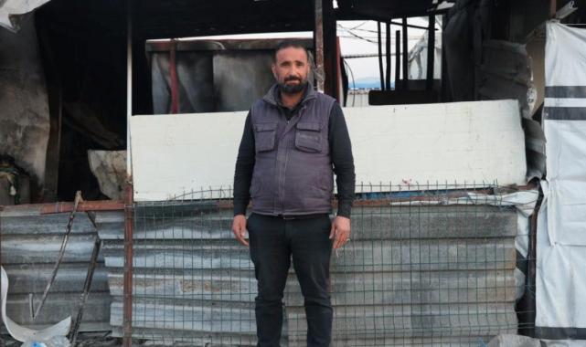 Hatay'da korku dolu anlar! 3 konteyner alevlere teslim oldu