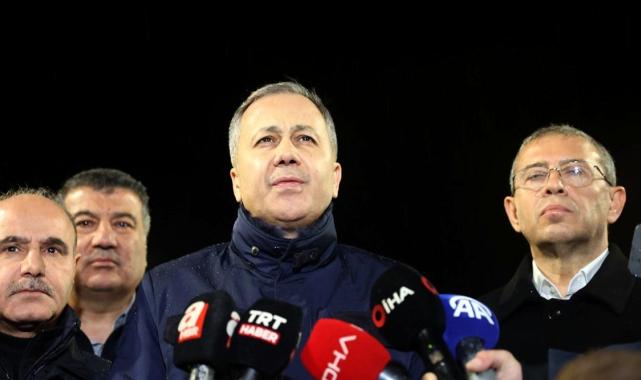 İçişleri Bakanı Ali Yerlikaya: Kayan kütlenin hacmi 10 milyon metreküp