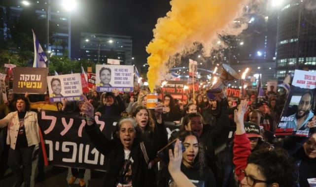 İsrail'de Netanyahu protestosu: 21 gözaltı