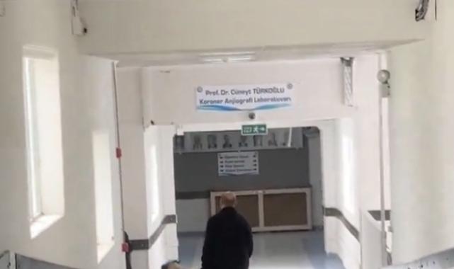 İzmir'de hastanenin içindeki sokak köpekleri görüntülendi