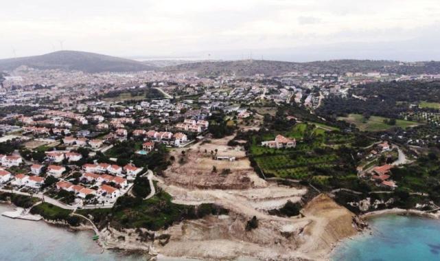 İzmir'de hazine arazisinde kaçak inşt: 6 kişi gözaltına alındı