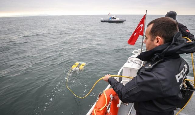 Marmara Denizi'nde batan geminin mürettebatını arama çalışmalarında dördüncü gün