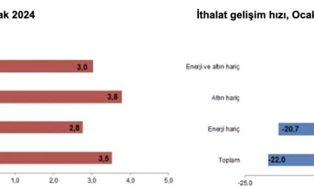 Ocak ayına ait dış ticaret istatistikleri açıklandı! Ocak ayında en fazla Almanya'ya ihracat yapıldı