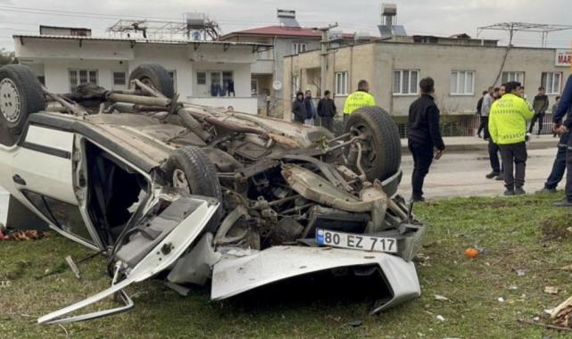 Osmaniye'de yola çıkan yaya kazaya neden oldu: 1'i ağır 3 yaralı
