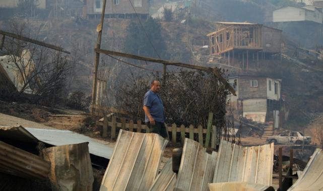 Şili'de meydana gelen orman yangınlarında ölü sayısı 64'e yükseldi