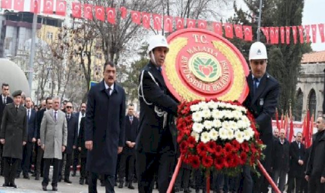 Atatürk’ün Malatya’ya gelişinin 93. yılı için tören yapıldı