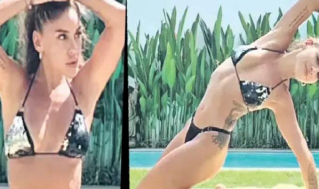 Bali'de yaşayan Irmak Ünal hep tatil modunda! Bikinisiyle spor yaptı