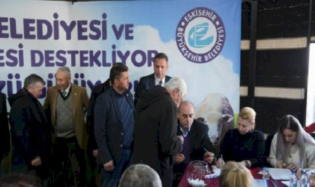 Çiftçiye noter huzurunda destek!