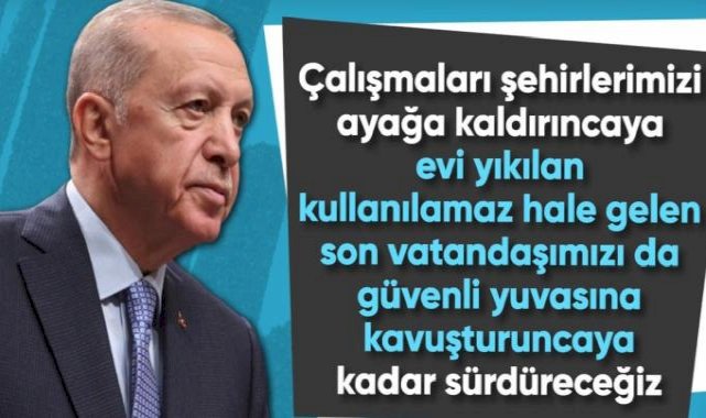 Cumhurbaşkanı Erdoğan'dan 6 Şubat paylaşımı: Yüreklerimizi yakmayı sürdürüyor