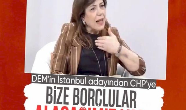 DEM Partili Meral Danış Beştaş: CHP'den alacağımız var