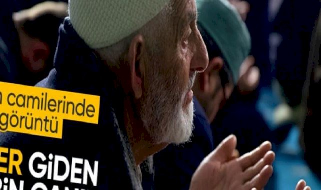 Depremde hayatını kaybedenler anılıyor: Camilerde dua edildi