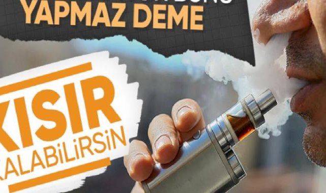 Erkeklere kötü haber: Elektronik sigara kısırlığa davetiye çıkarıyor