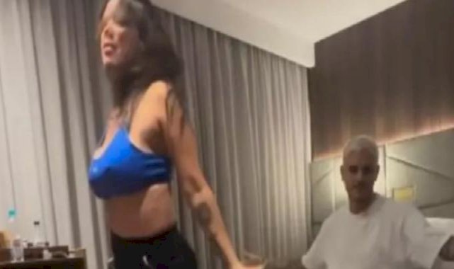 Icardi, eşi Wanda Nara'ya dans dersi verdi! Ünlü çiftin videosu sosyal medyada gündem oldu