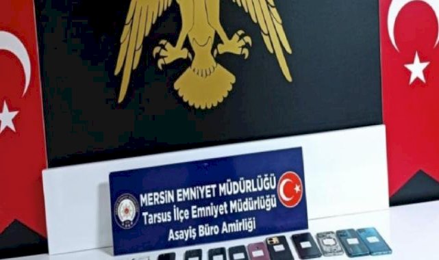 Mersin'de telefon tamircisi hırsız çıktı