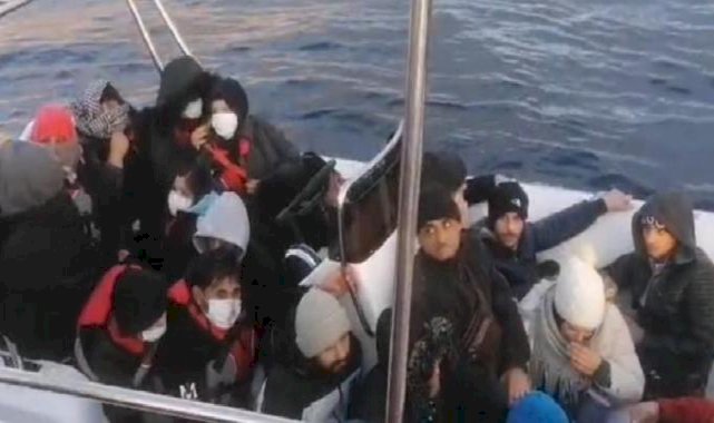 Muğla'da kaçak göçmenlere operasyon: 57 göçmen 2 organizatör yakalandı