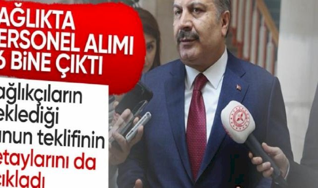 Sağlık Bakanı Koca: 9 bin sözleşmeli personel daha alacağız