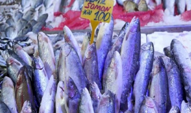 Samsun'da tezgahların gözdesi somon ve istavrit